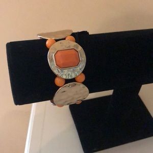 Kohl’s orange & gold colored bracelet new